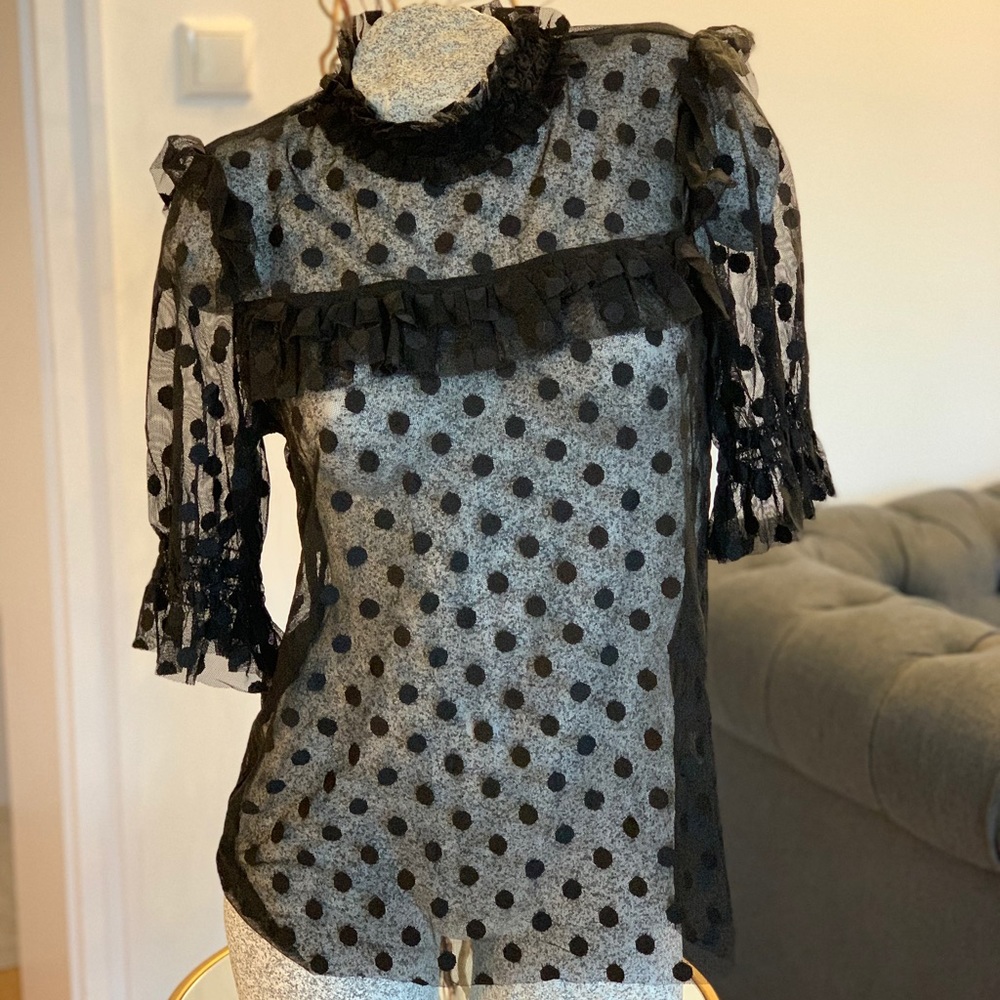 Sheer Lace Blouse
